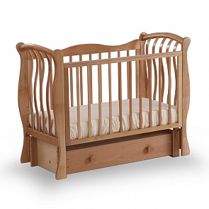 Детская кровать Лель БИ 07.3 Ландыш маятник продольный, натуральный бук (Лель, LIEL-БИ 07.3_натуральный бук)